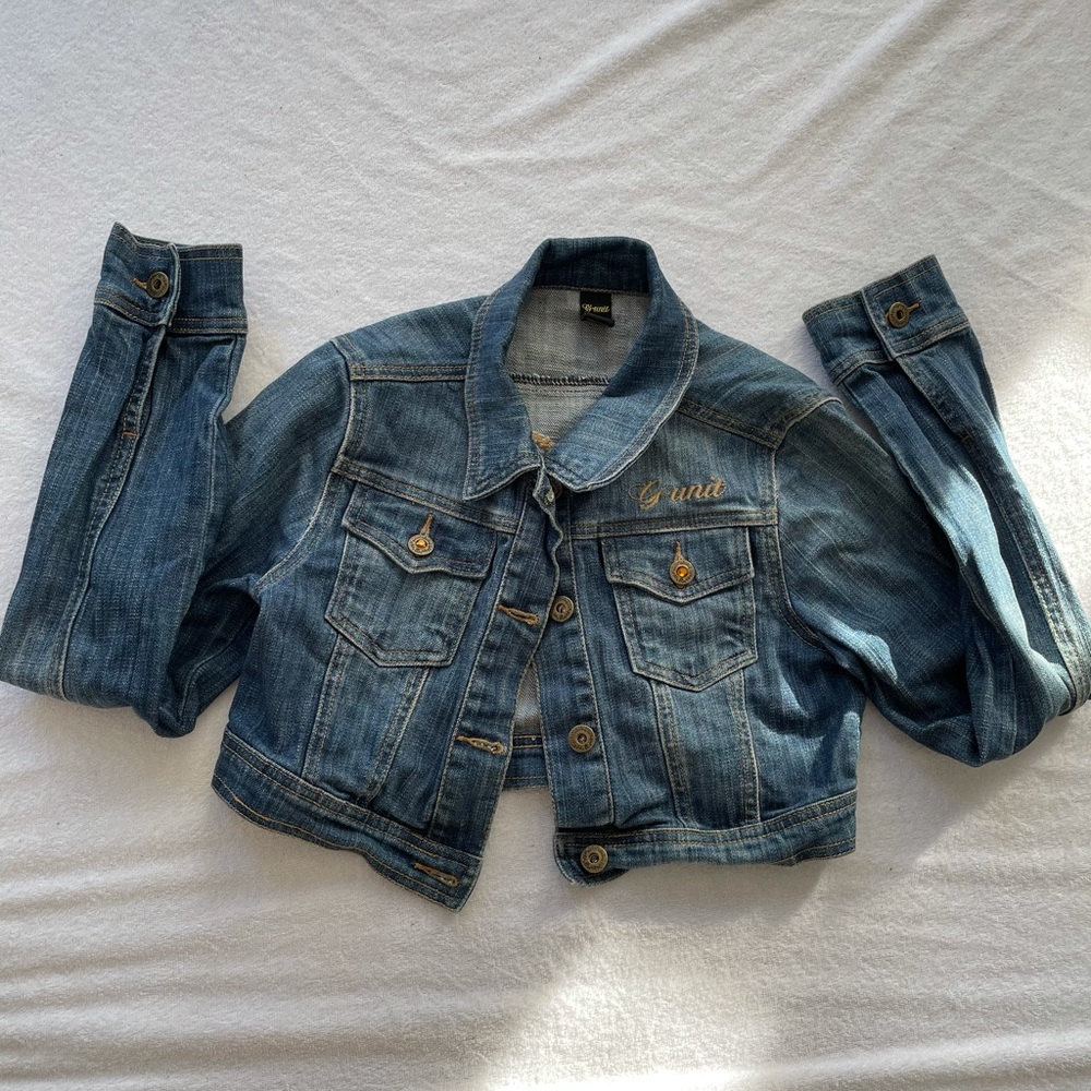 G Unit Cropped Denim Jacket